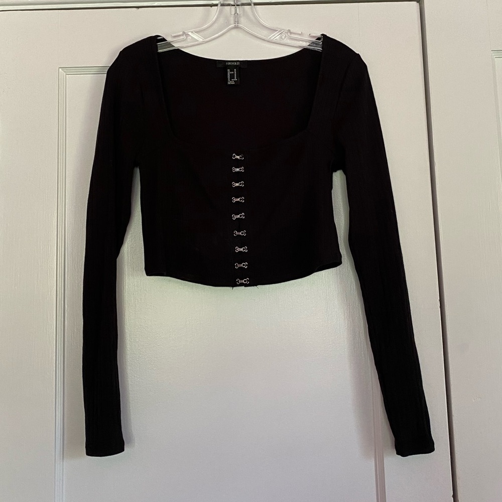 Forever 21 Long Sleeve Crop